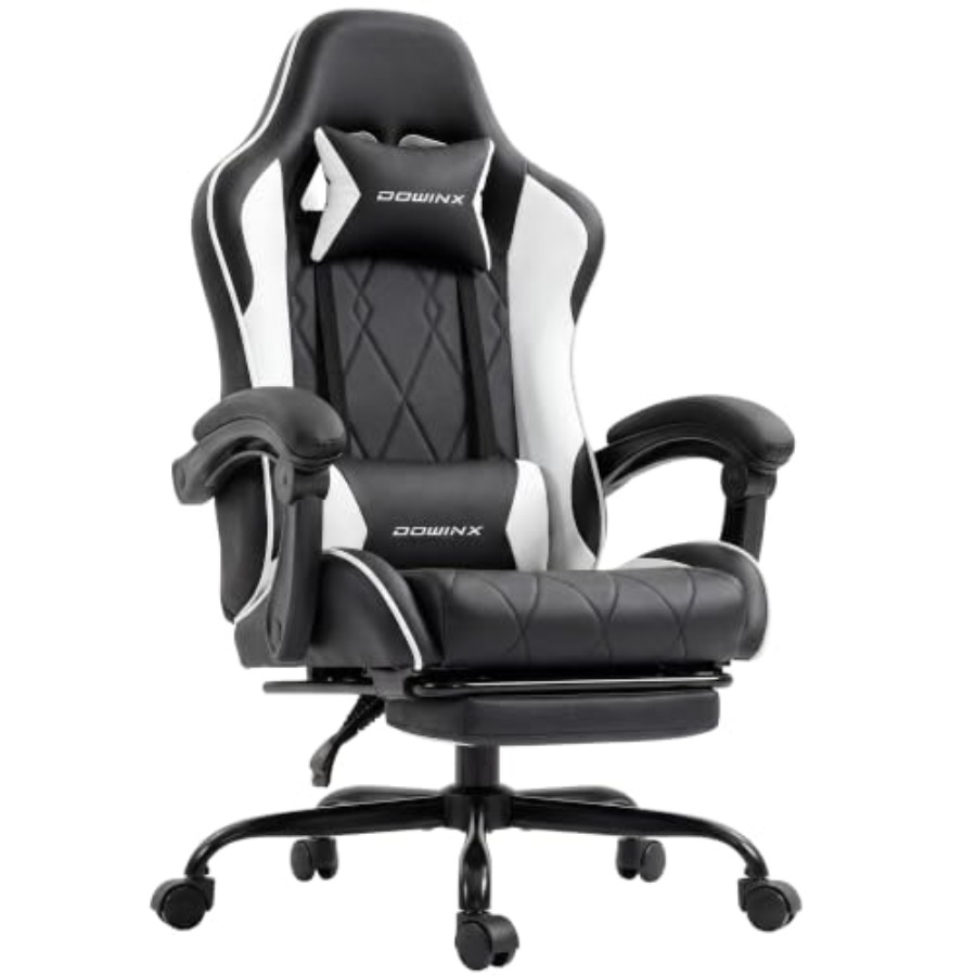 Ergonomic Office Chair - Gaming Chair with Footrest, Ergonomic Office