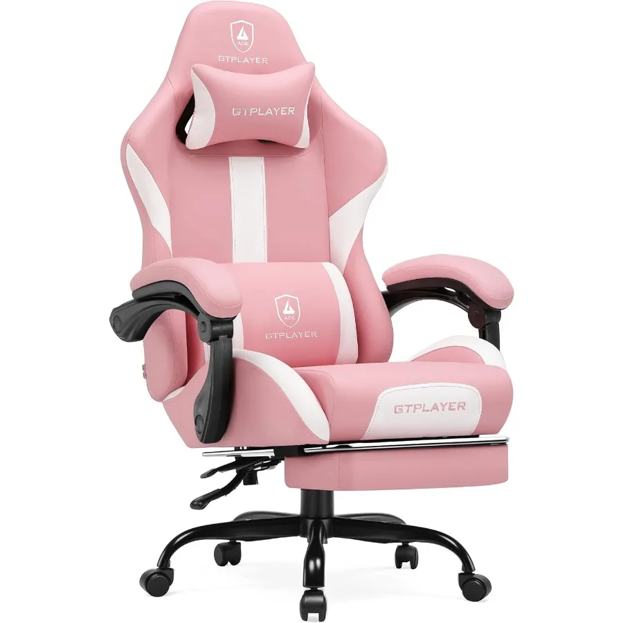 Ergonomic Office Chair - Gaming Chair with Foot Rest Pocket