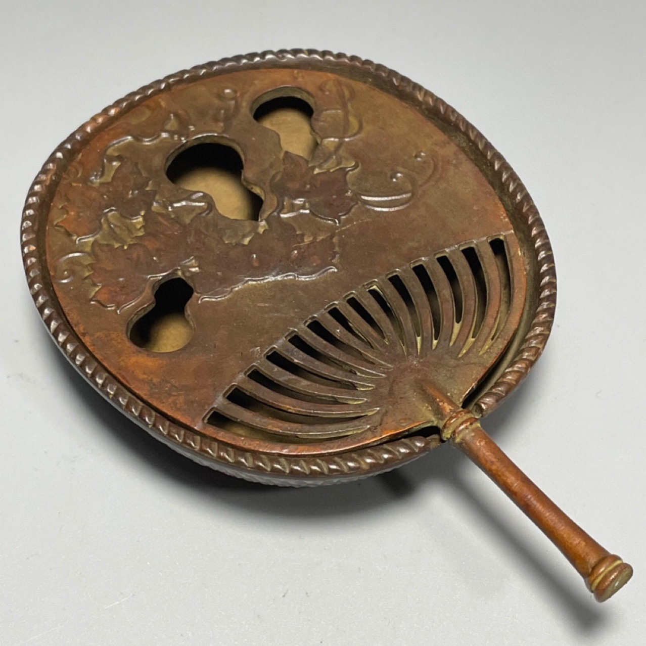 Antique Copper Palm-Leaf Fan I - огляд і ціна Home Office Layout
