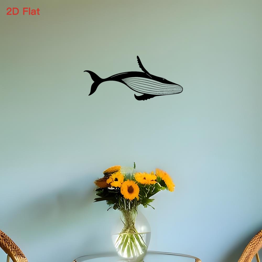 Majestic Whale Metal Wall Art  - огляд і ціна Home Office Or