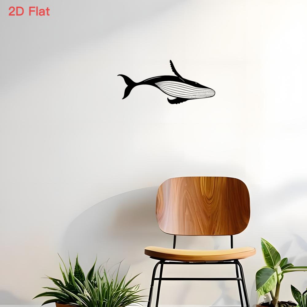 Majestic Whale Metal Wall Art  - огляд і ціна Home Office Or