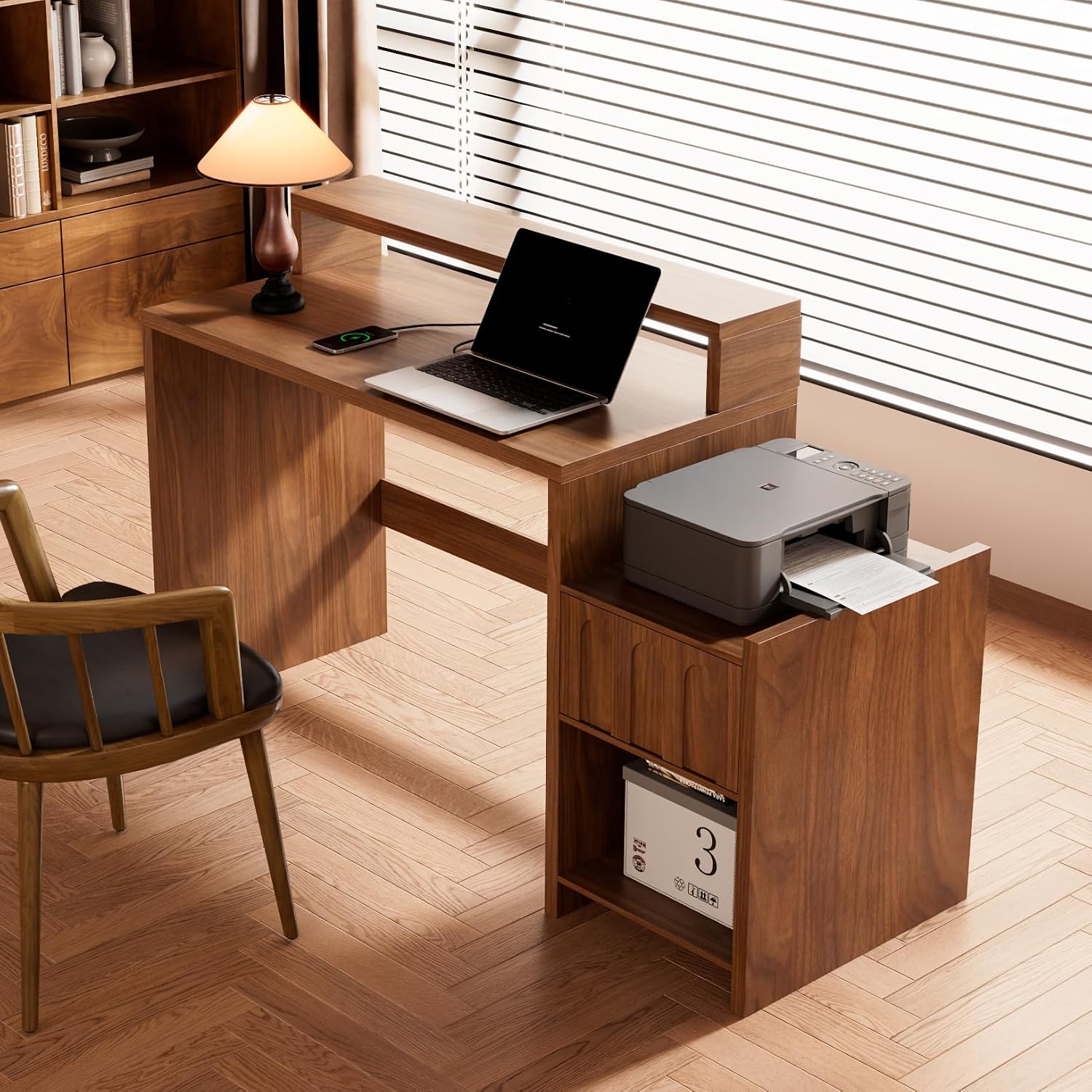 60 Inch Executive Desk with Dr - огляд і ціна Home Office Work Table