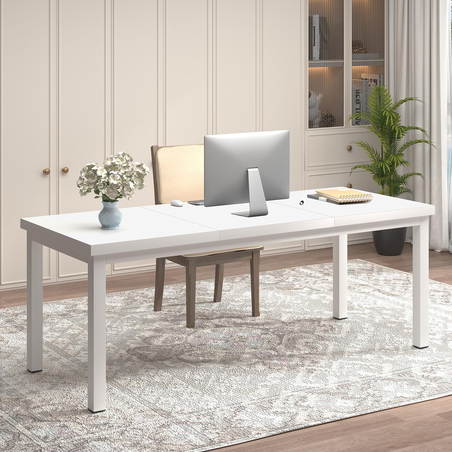 63 Inch Computer Desk With Adj - огляд і ціна Home Office Work Table