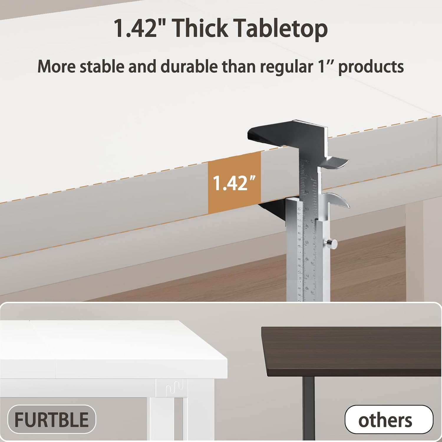 63 Inch Computer Desk With Adj - огляд і ціна Home Office Work Table