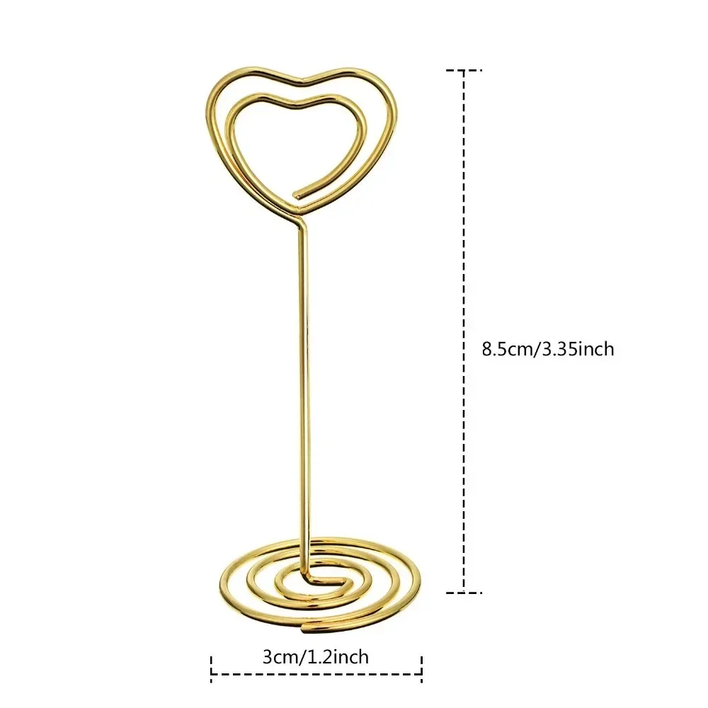 10pcs Heart Shape Table Number - огляд і ціна Document Holder Stand