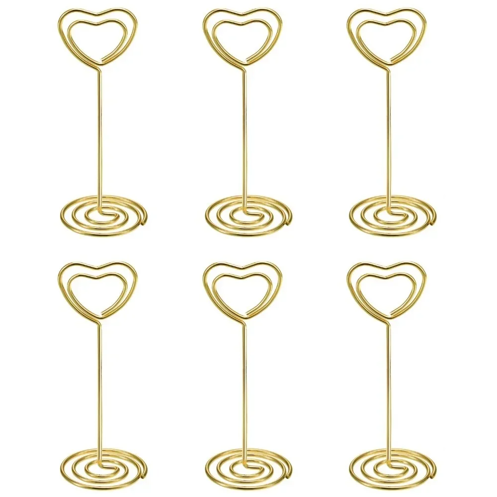 10pcs Heart Shape Table Number - огляд і ціна Document Holder Stand