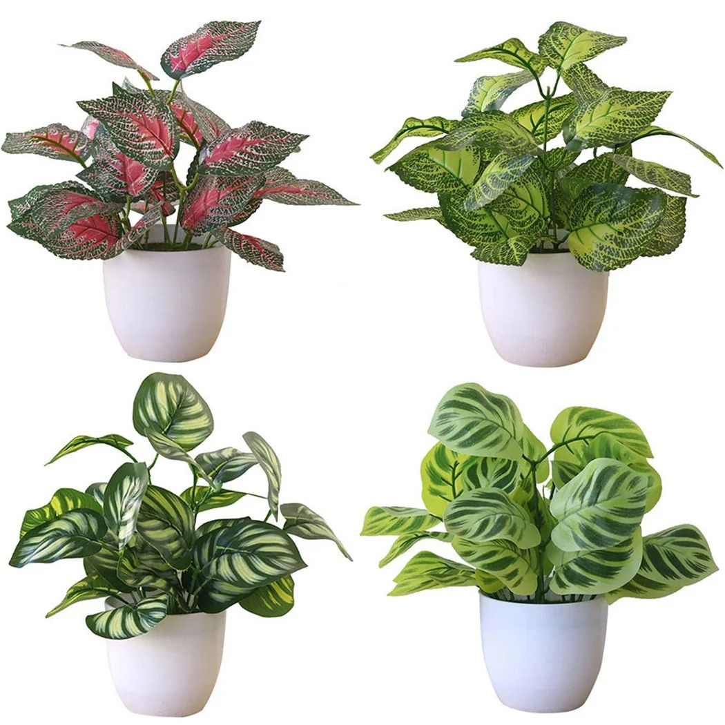 1PC Artificial Foliage Plant P - огляд і ціна Home Office Layout